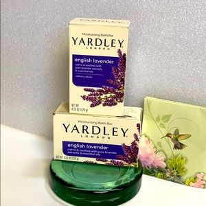 Yardley of  London • English Lavender • 2 Bath and Beauty Bar Soaps 4.25 oz. ea.